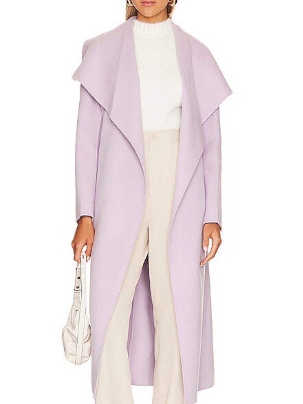 Mackage MAI Lilac Long Open-Front Coat NWT XS